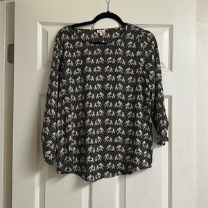 Pixley elephant blouse